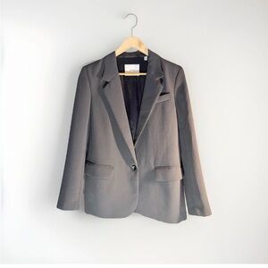 Aritzia Wilfred Crepette Blazer jacket XS Gray